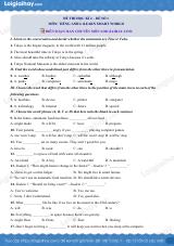 Đề thi học kì 2 Tiếng Anh 6 iLearn Smart World - Đề số 1